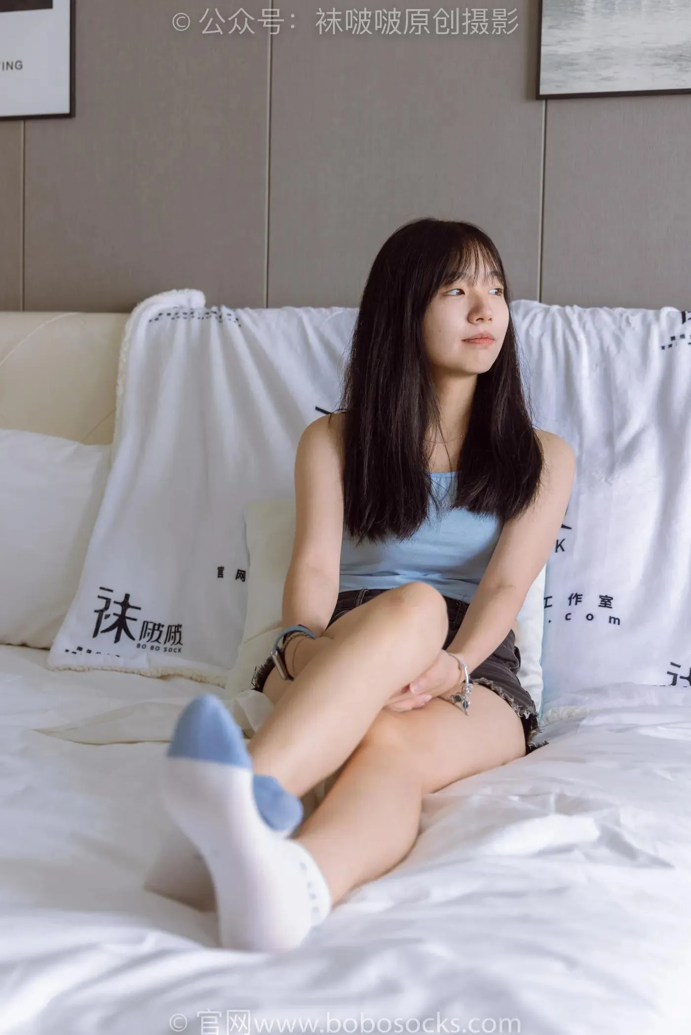 [BoBoSocks袜啵啵]NO.174 小甜豆-高跟长靴、白棉袜、裸足 [178P]插图2